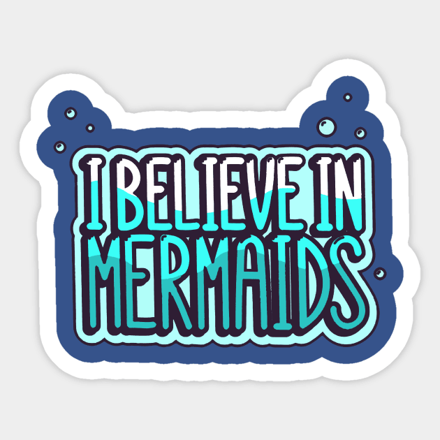 believe in mermaid2 Sticker by vaeiolo